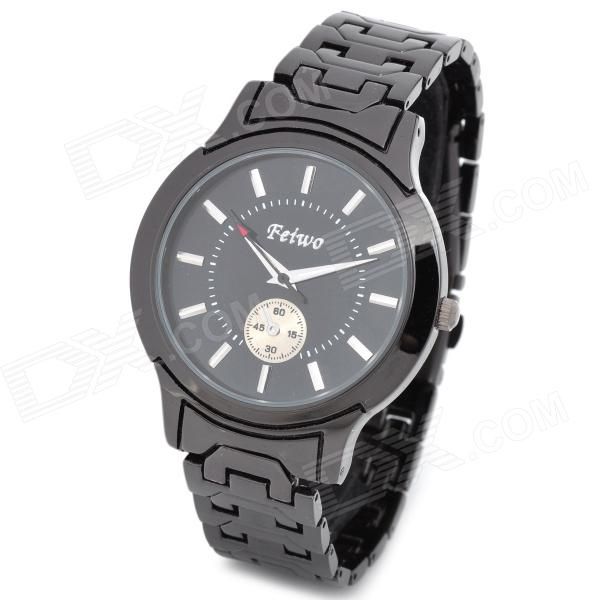 Aço inoxidável Quartz Analog Watch Wrist Waterproof da FWIWO